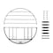 Vintiquewise Vintage Decorative Modern Black Metal Round Wall Mounted Wine Display Rack w/Cork and Glass Holder QI004276.KD - alternate 2